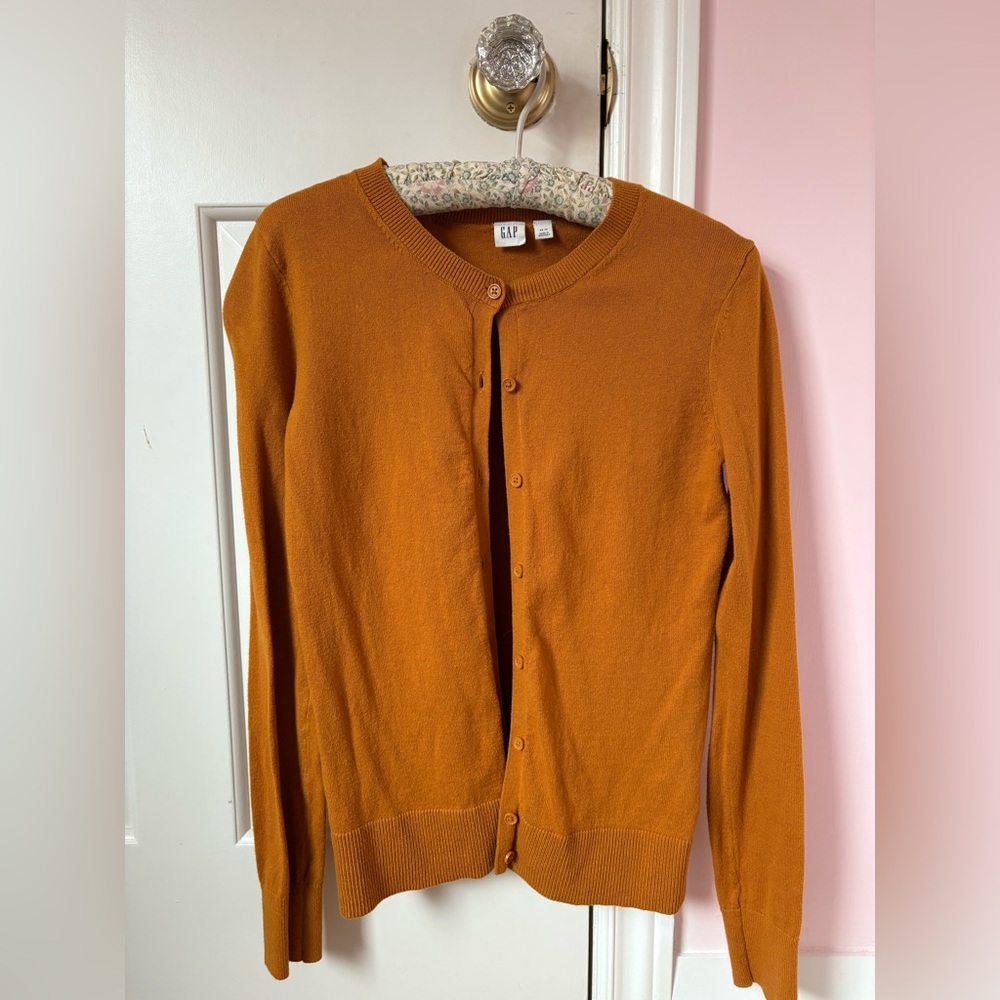 Gap Mustard Cardigan